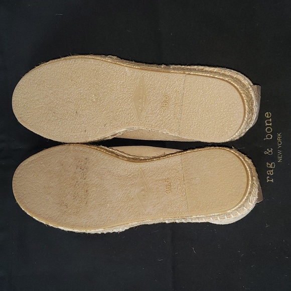 Rag & Bone Delos Sand Suede Espadrille 36.5 - Picture 5 of 8
